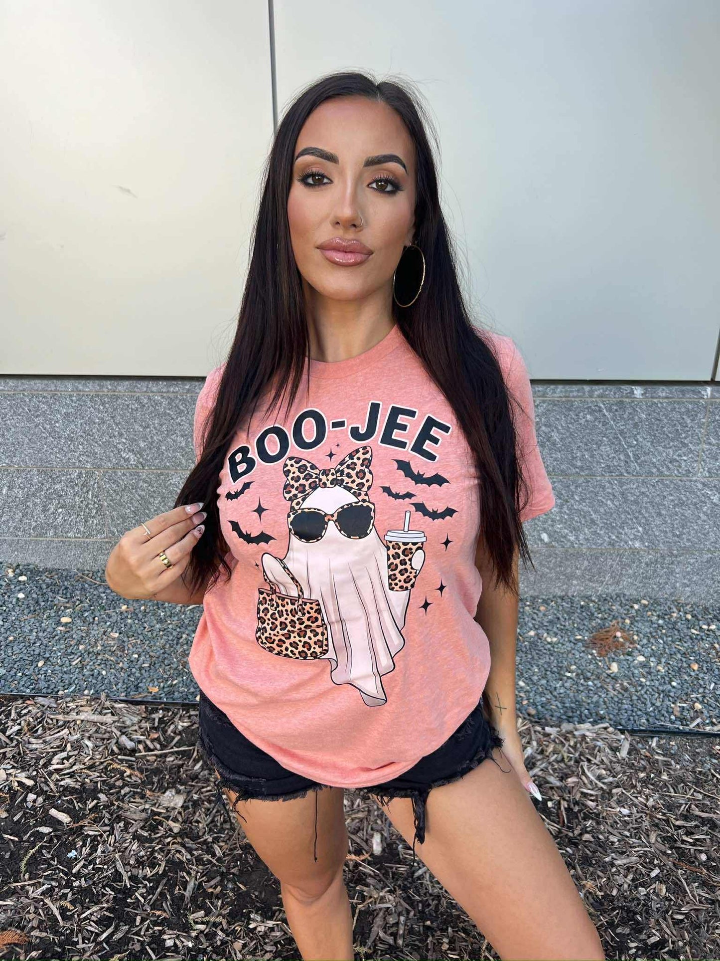 Boo Jee Ghost Orange Tee