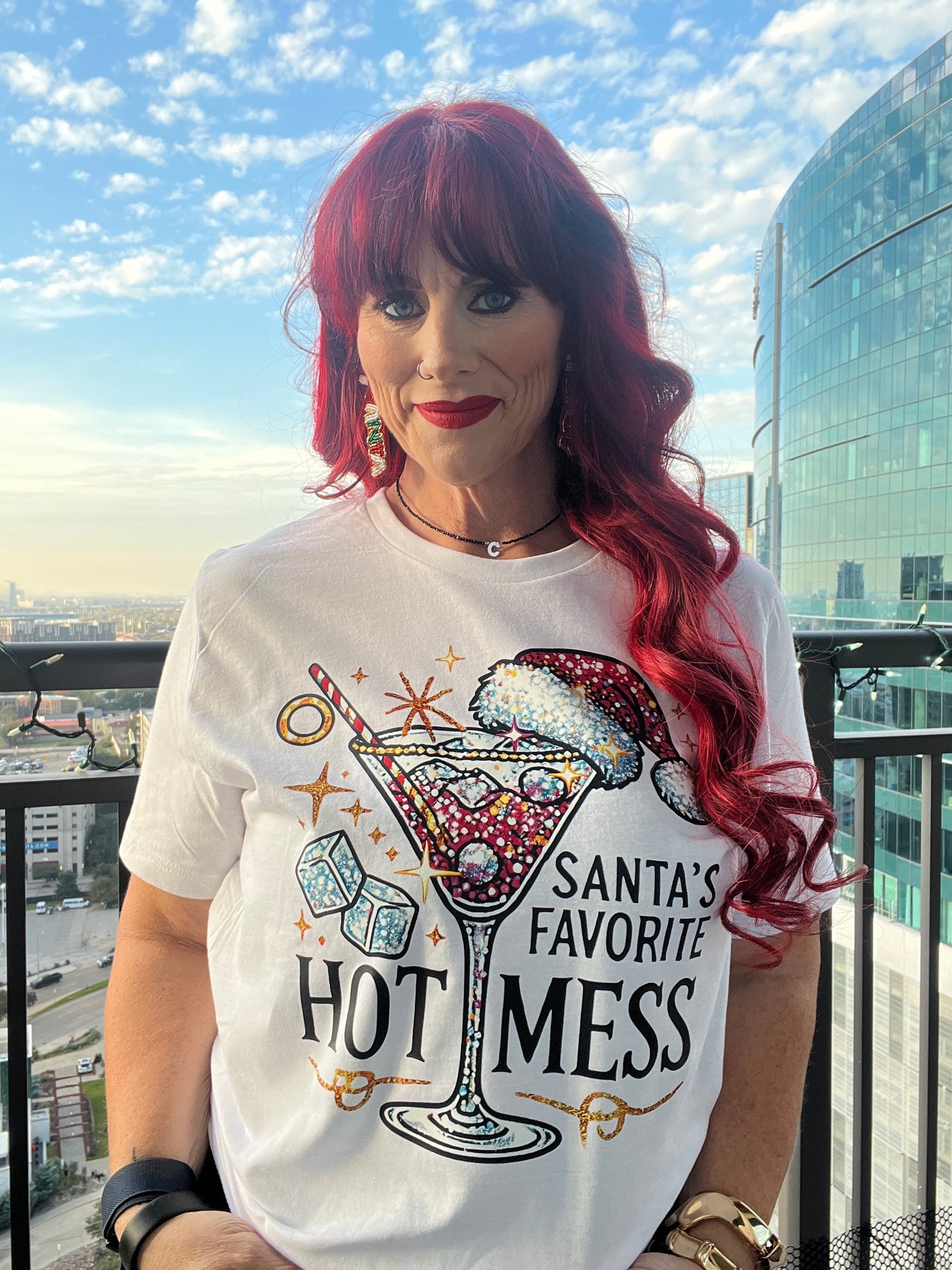 Santa's Favorite Hot Mess Tee