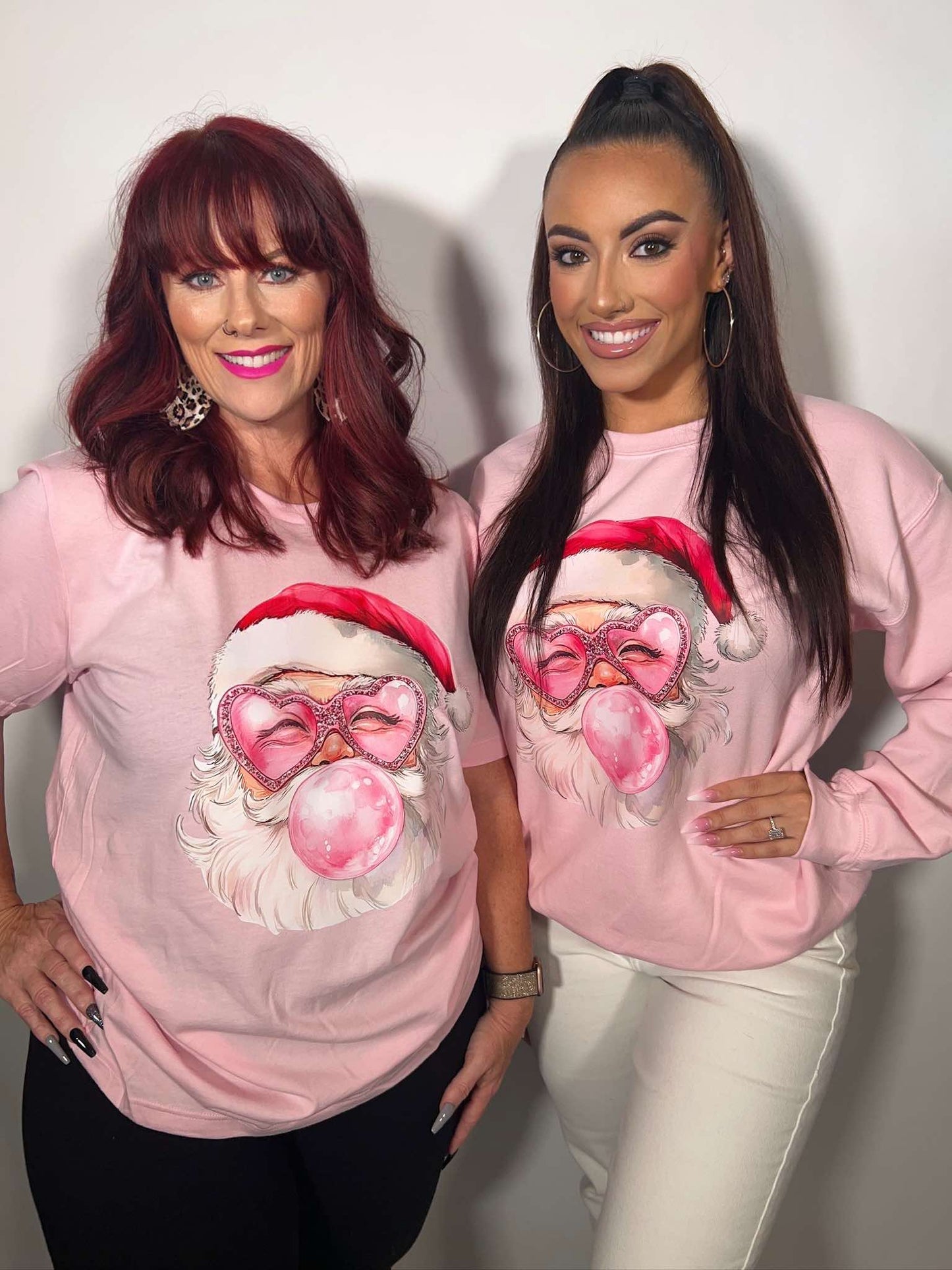 Bubblegum Santa Crewneck