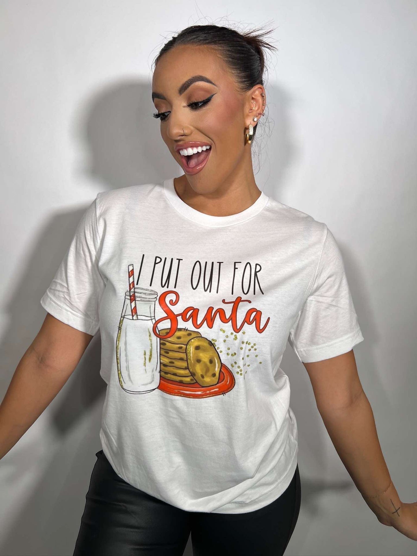 I Put Out for Santa Tee