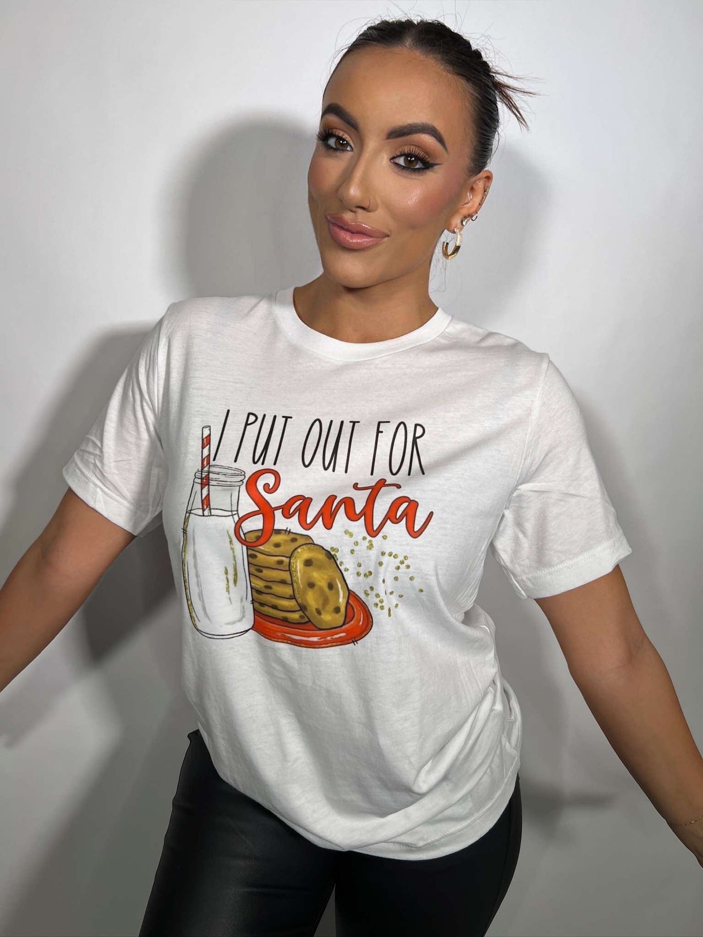 I Put Out for Santa Tee