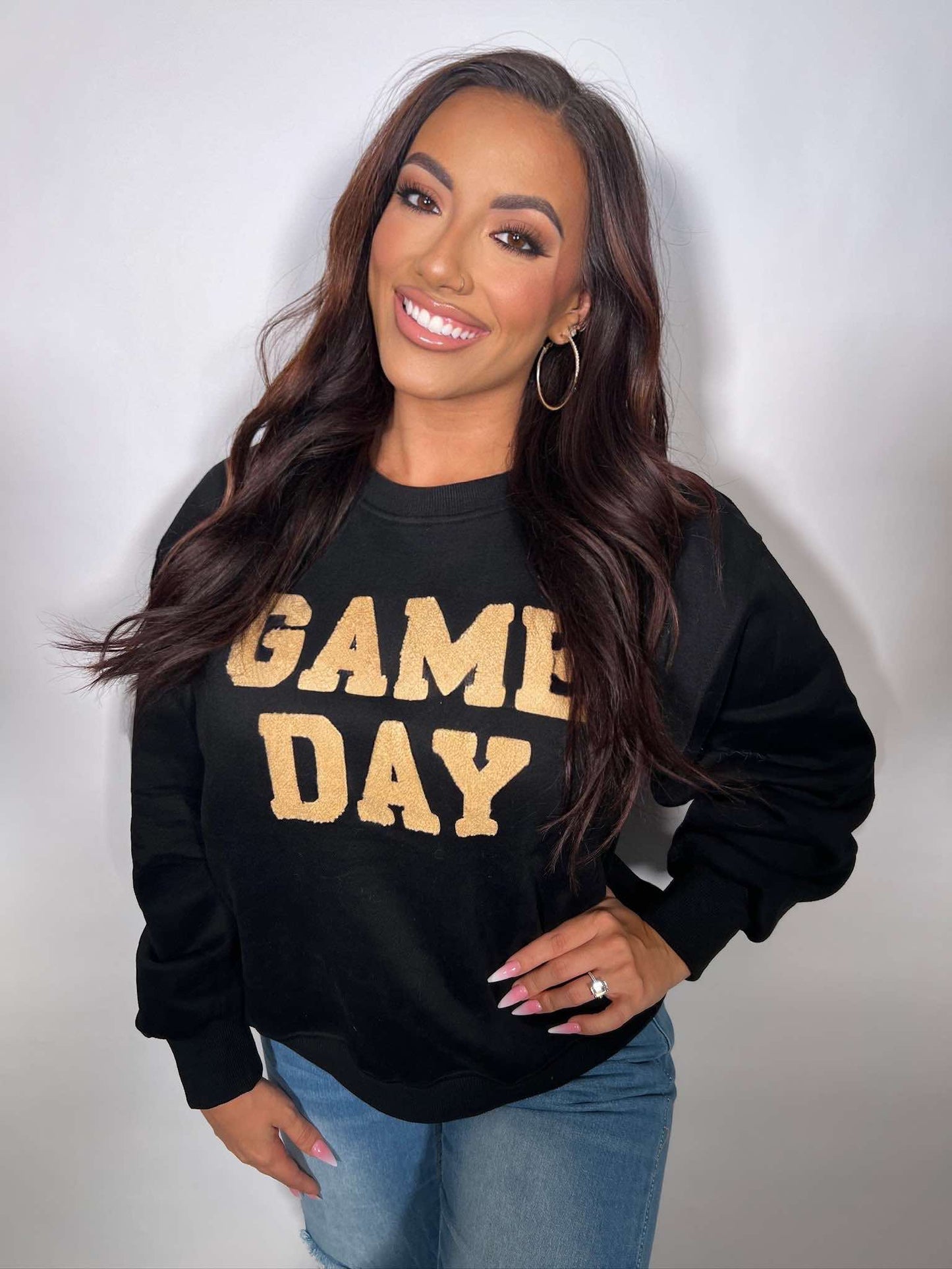 Black Game Day Sweatshirt