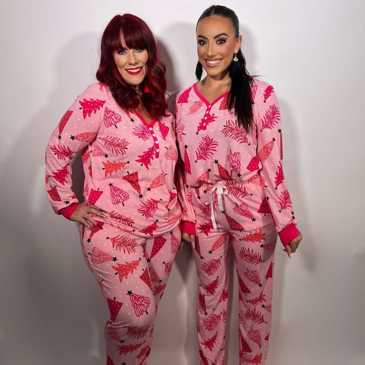 Christmas Tree Pullover and Pants Lounge Set