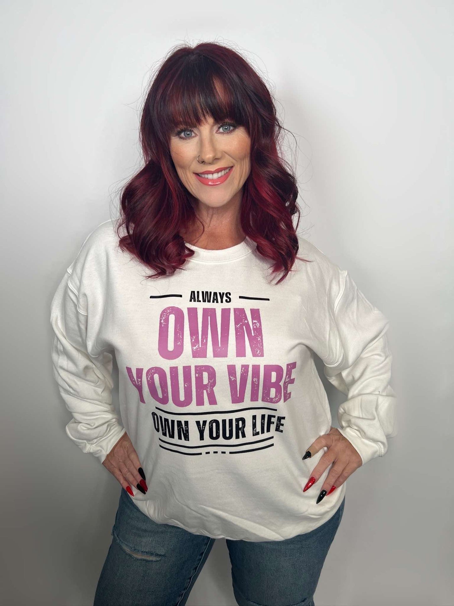 Always Own Your Vibe Crewneck