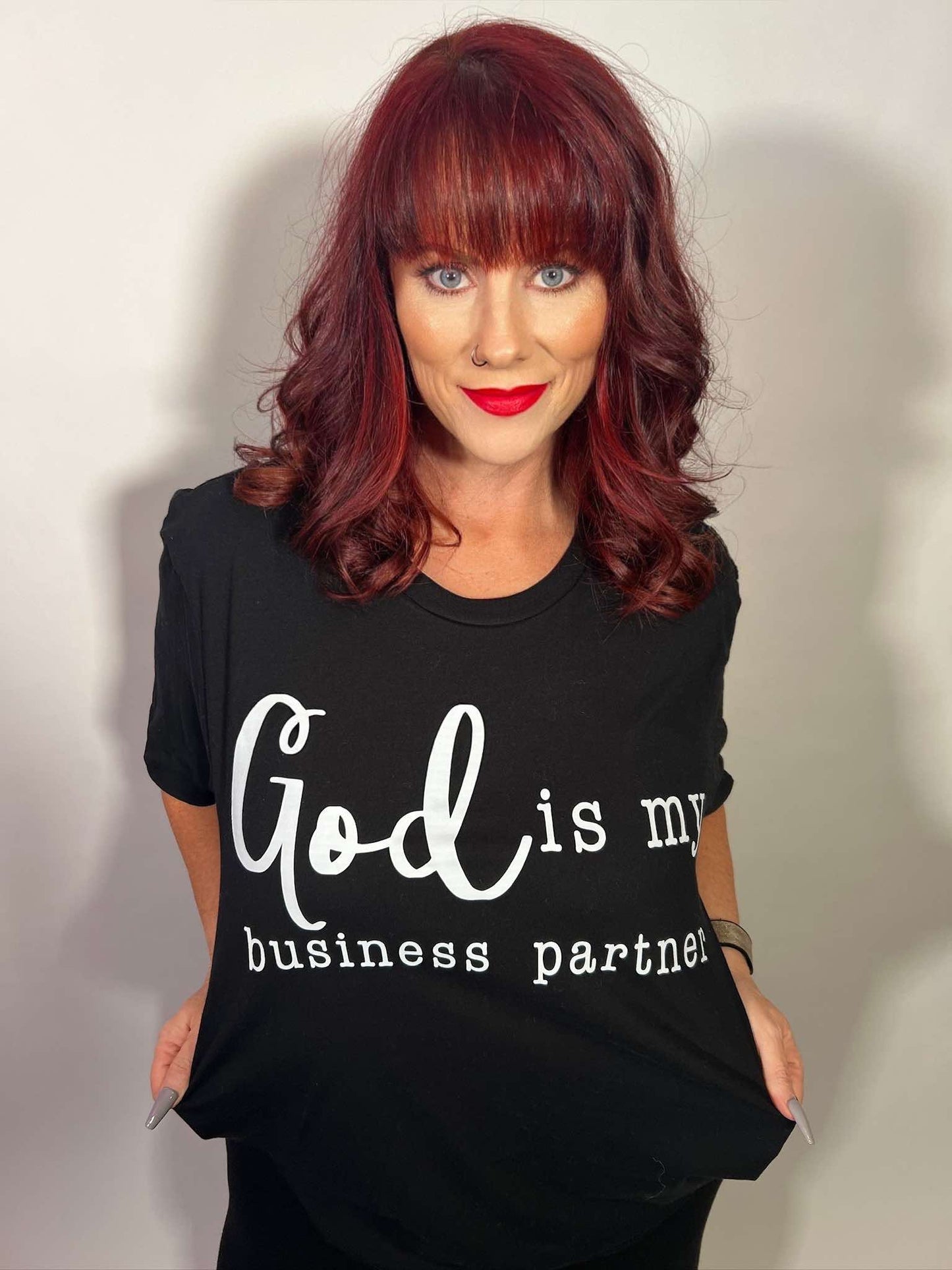 God is my business partner tee