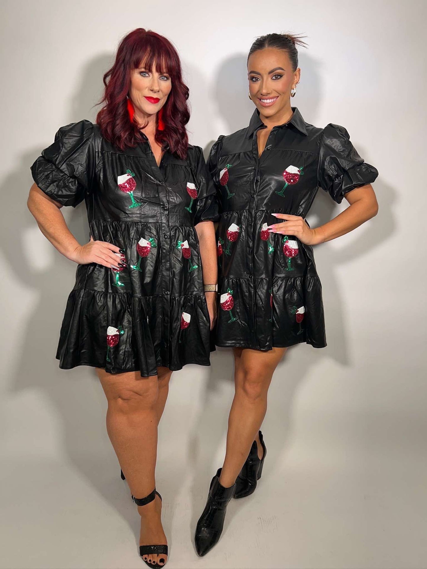 Holiday Drinks Sequin Dress