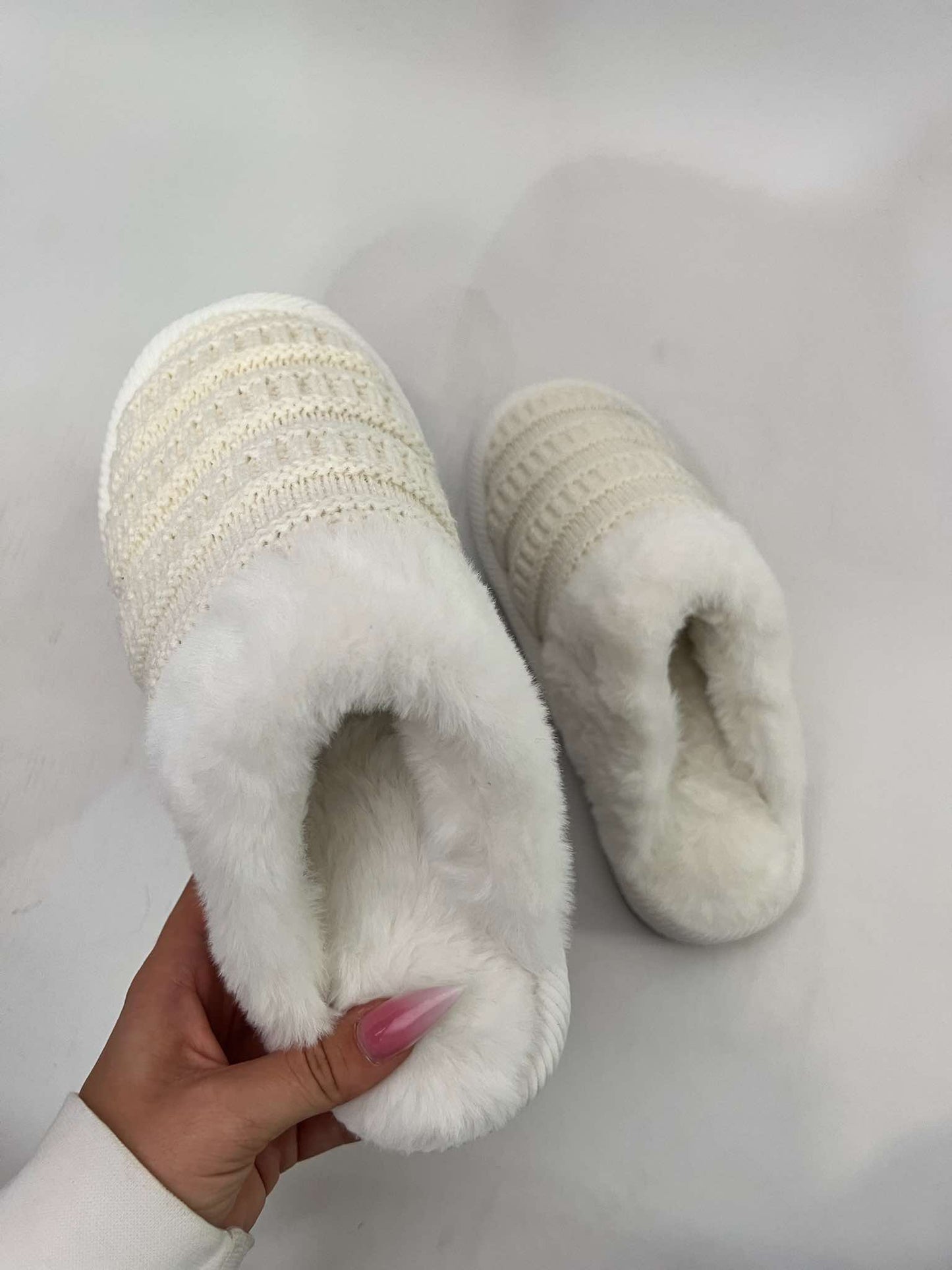 CC Beanie Rib Knit Slippers
