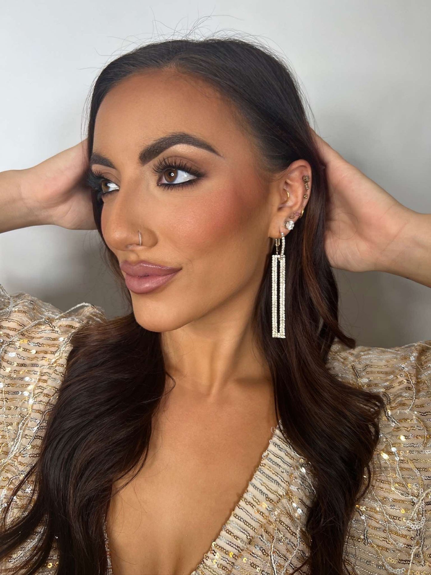 Fashion Long Geometric Drop Earrings