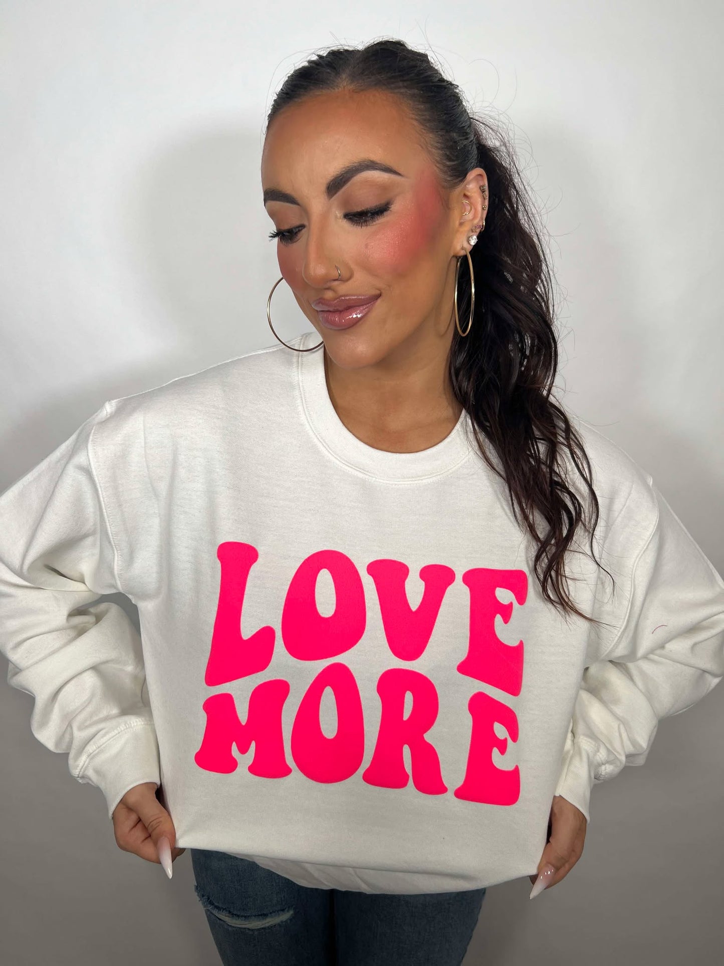 Love More PUFF Crewneck