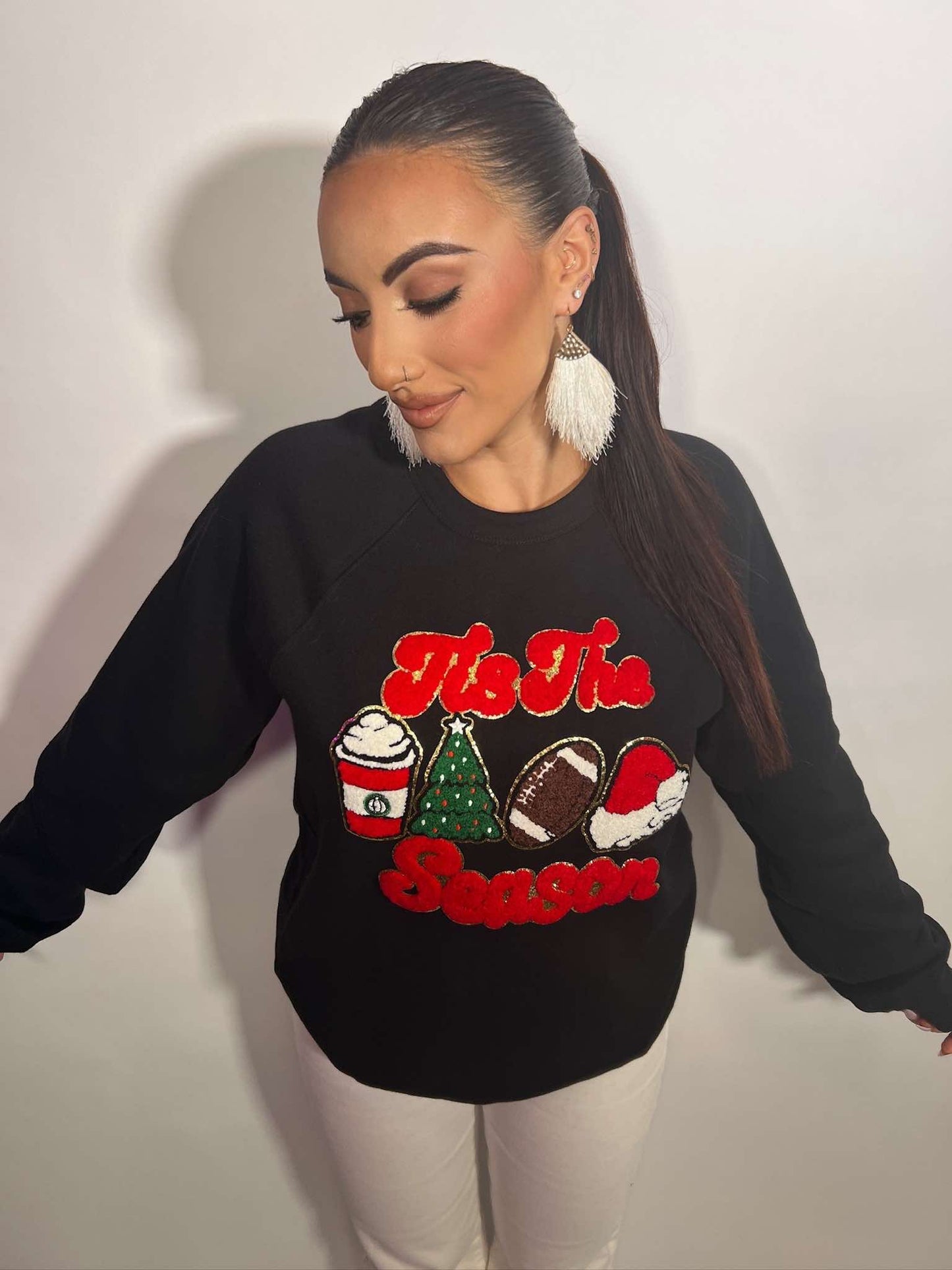Tis The Season Patch Sweathshirt