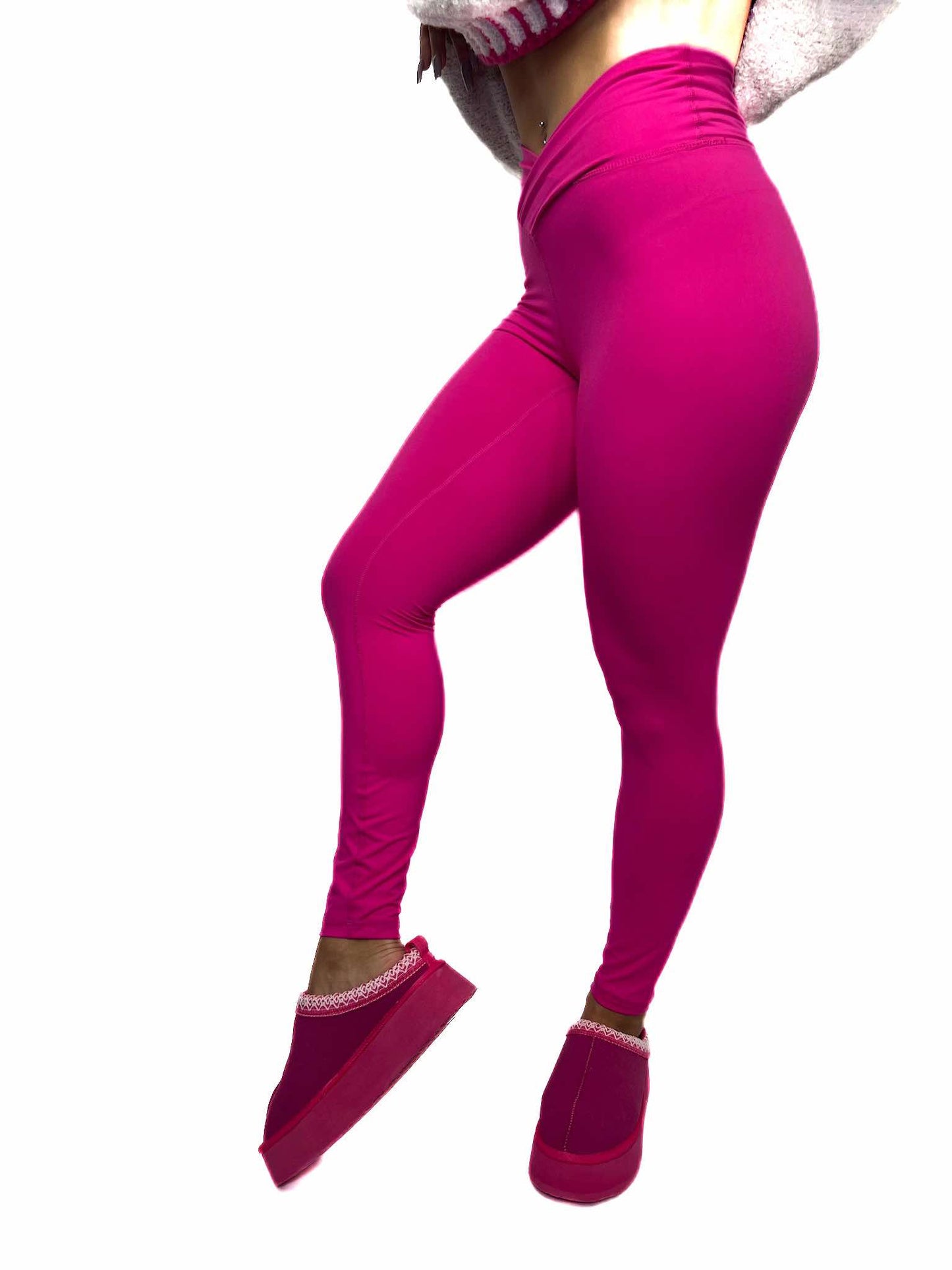 V WAIST FULL LENGTH LEGGINGS