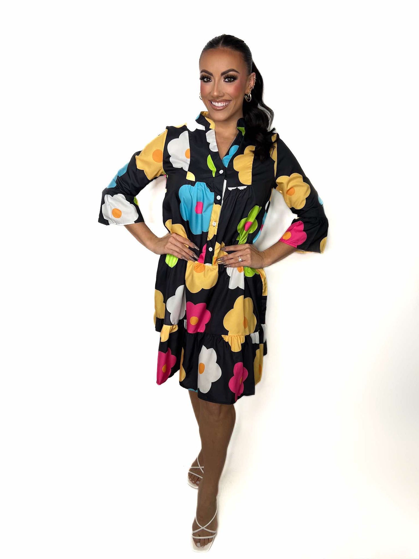 Elegant Floral Dress for Everyday Wear