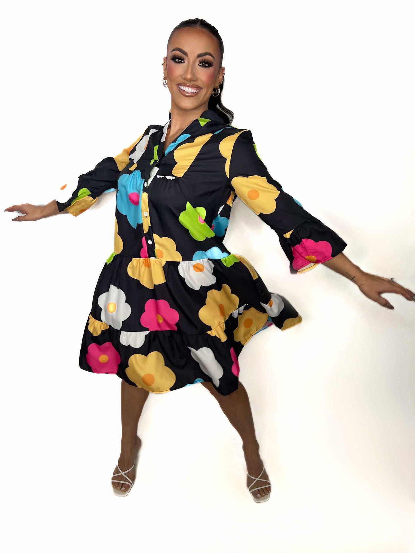 Elegant Floral Dress for Everyday Wear