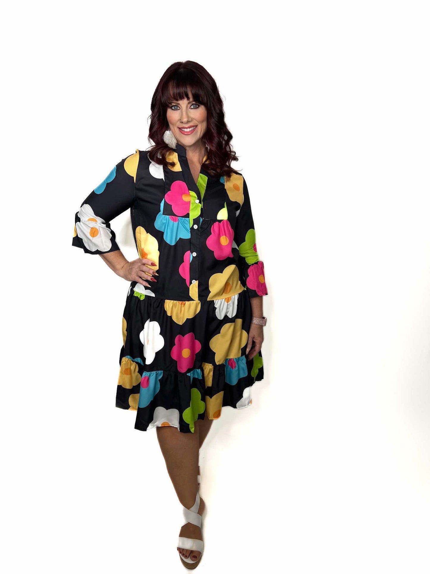 Elegant Floral Dress for Everyday Wear