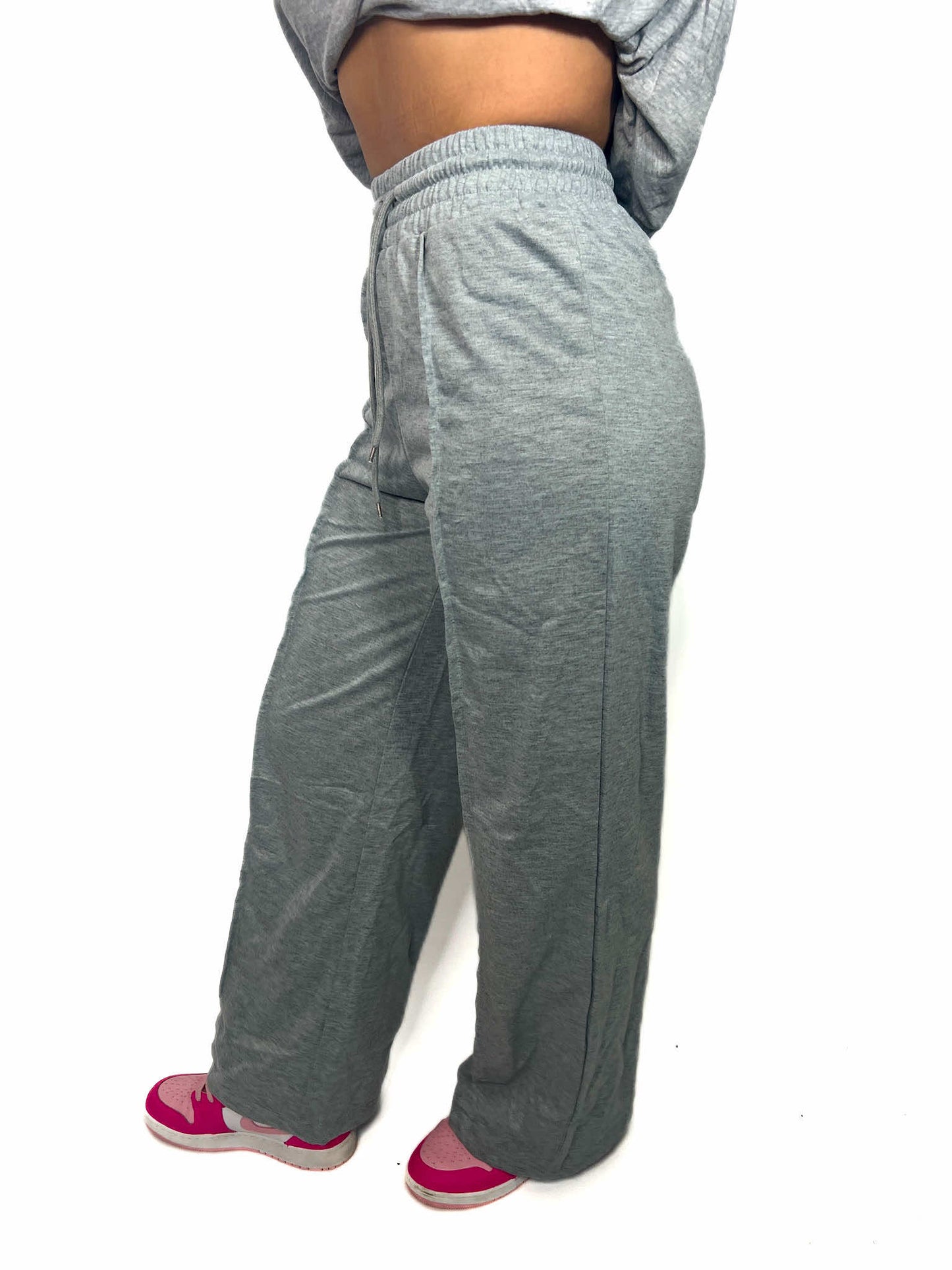 BAGGY SWEATPANTS WIDE-LEG PANTS