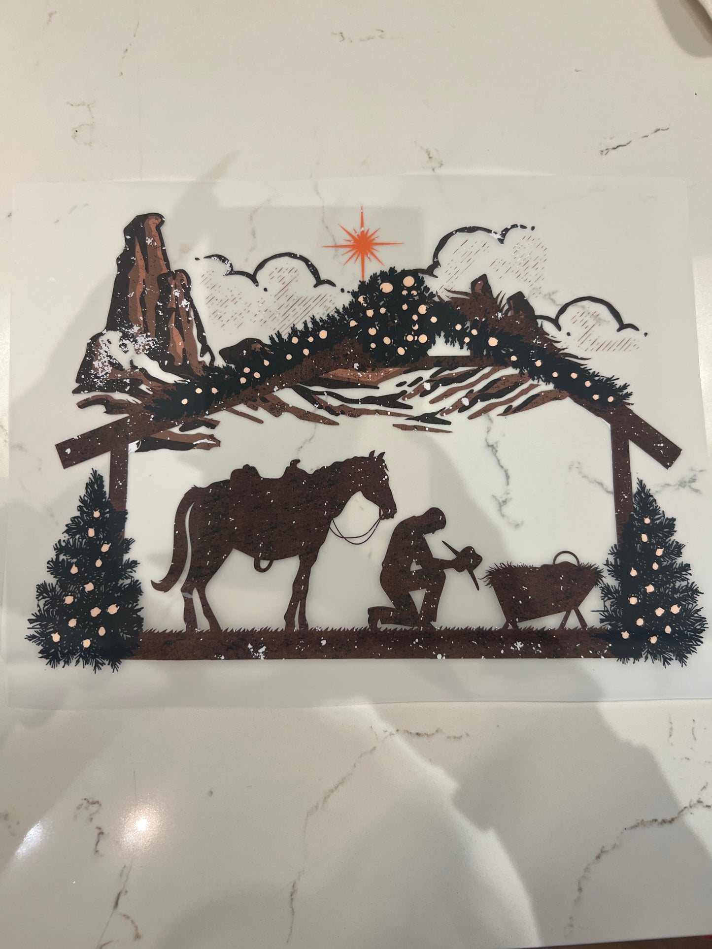 Cowboy Nativity Crewneck