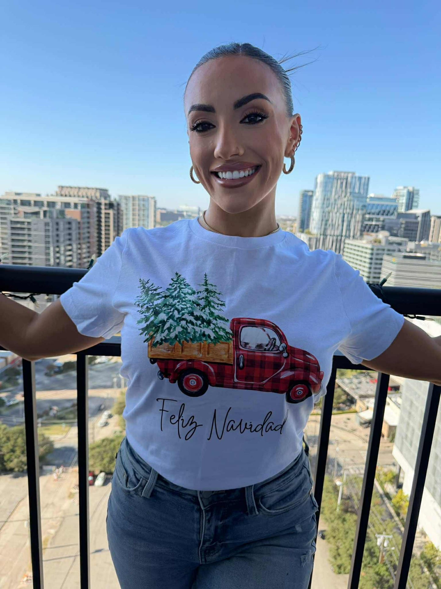 Feliz Navidad Truck Tee
