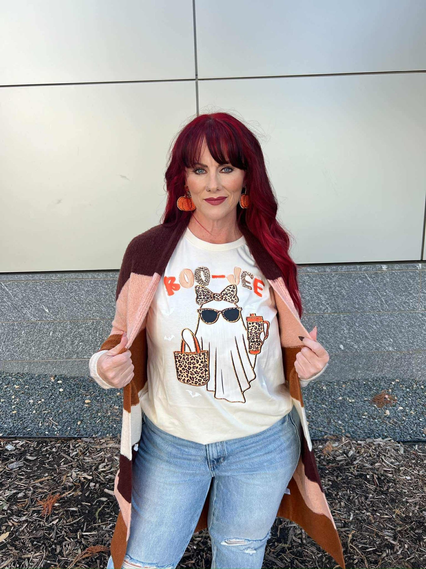 Boo Jee Leopard Ghost Tee