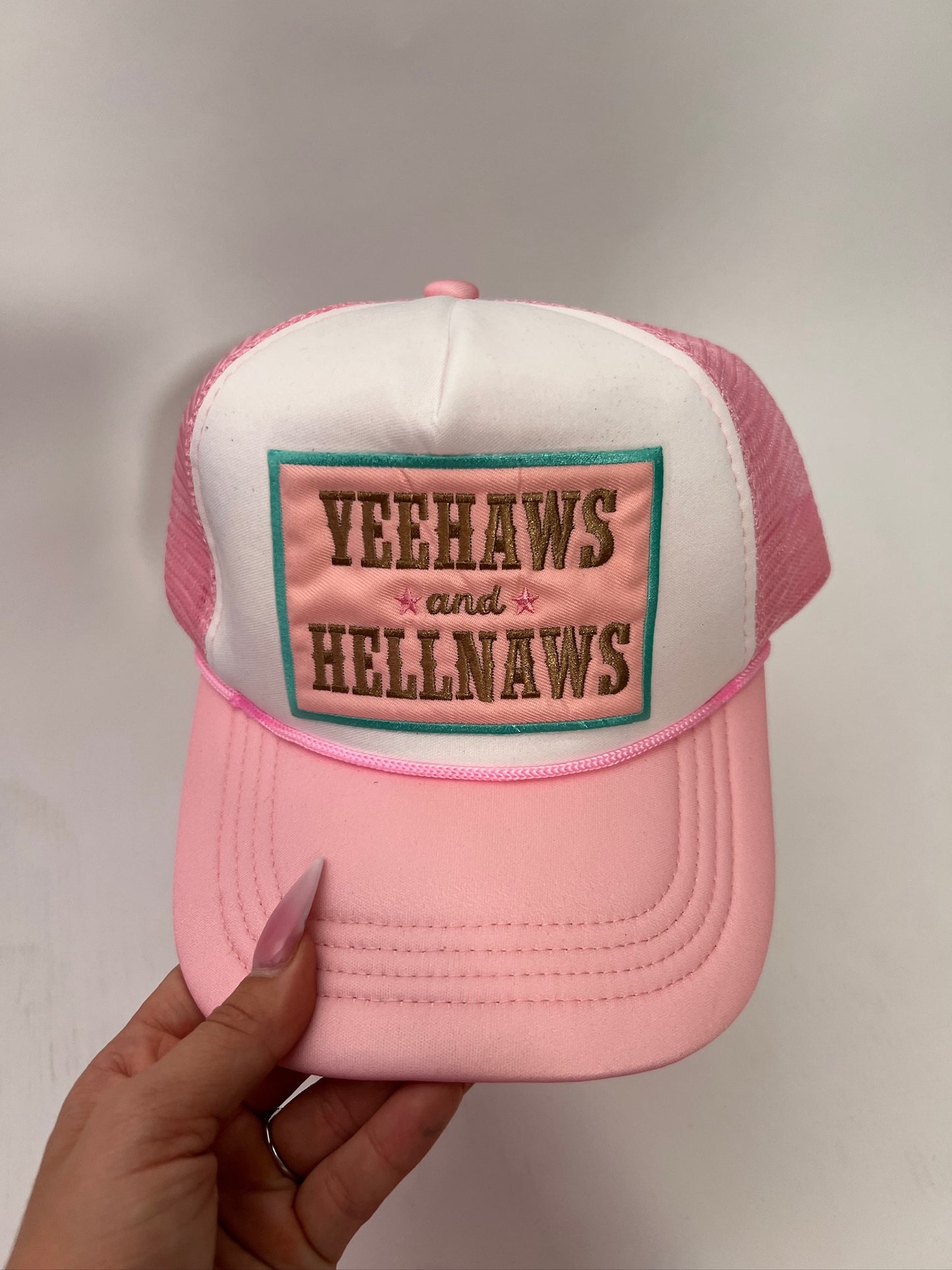 Yeehaws and Hellnaws Trucker Hat