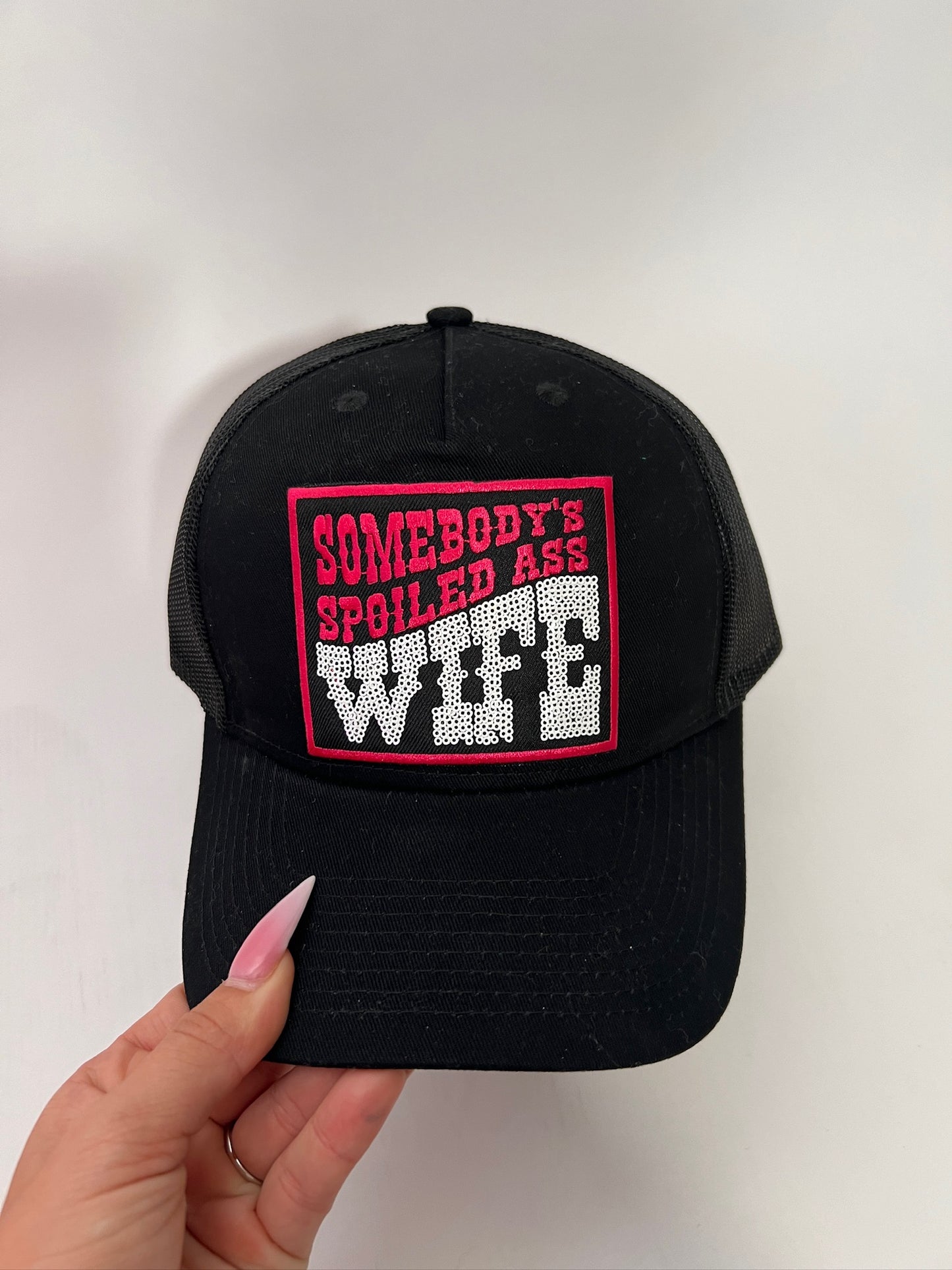 Somebody's Spoiled Wife Trucker Hat