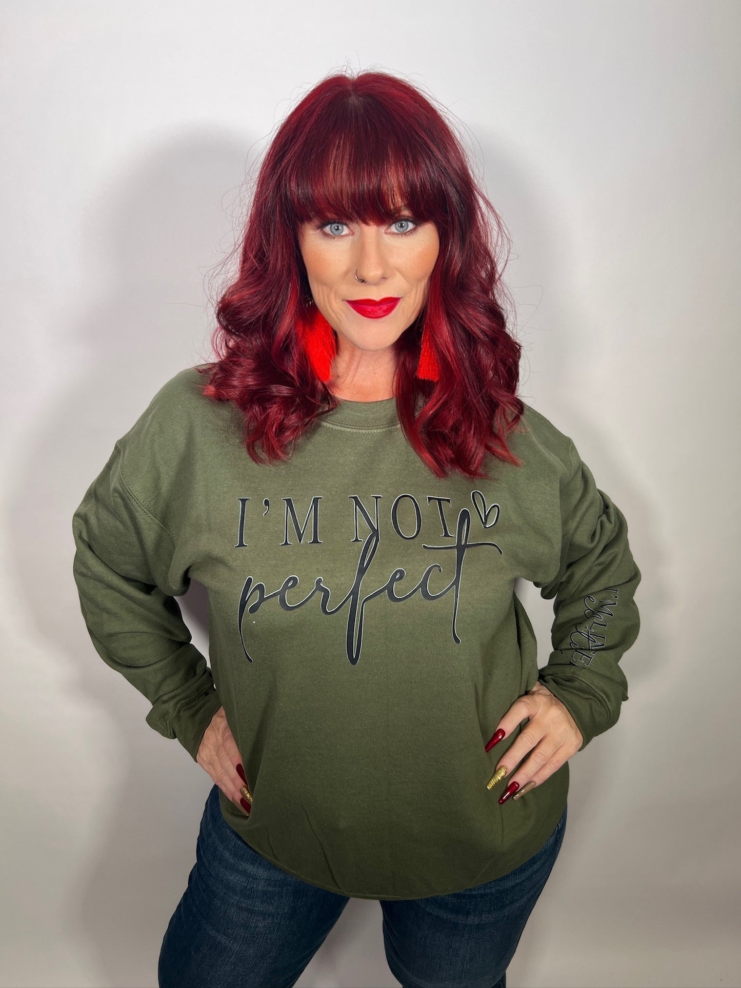 I'm Not Perfect Crewneck
