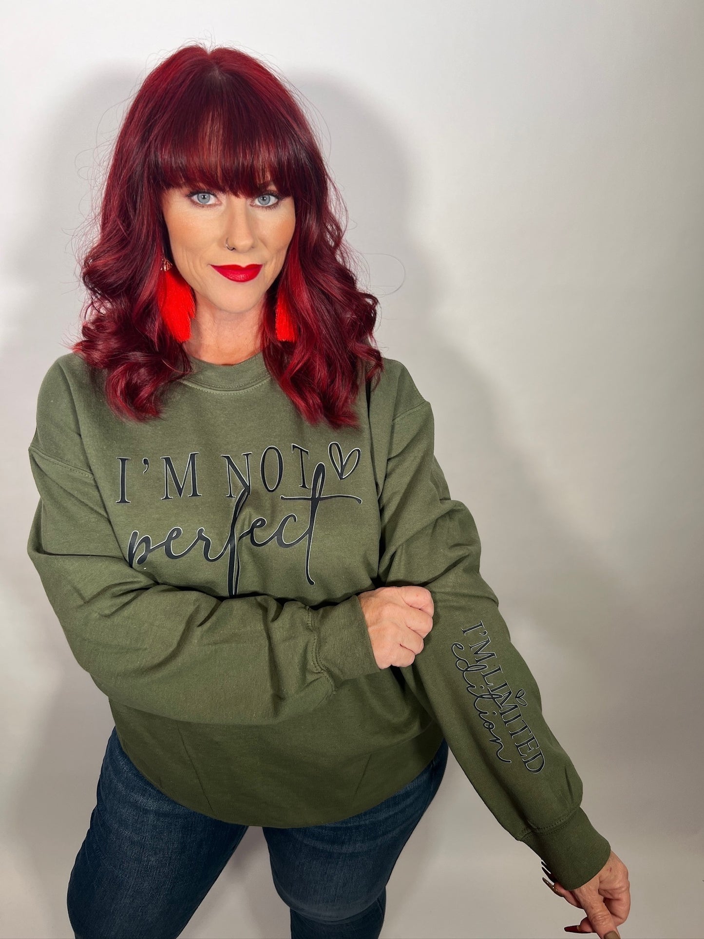 I'm Not Perfect Crewneck