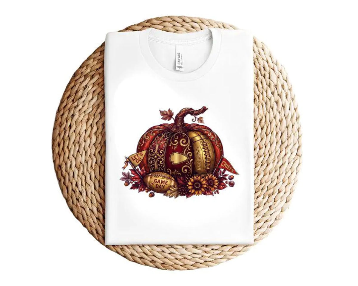 Chiefs Pumpkin Fall Tshirt