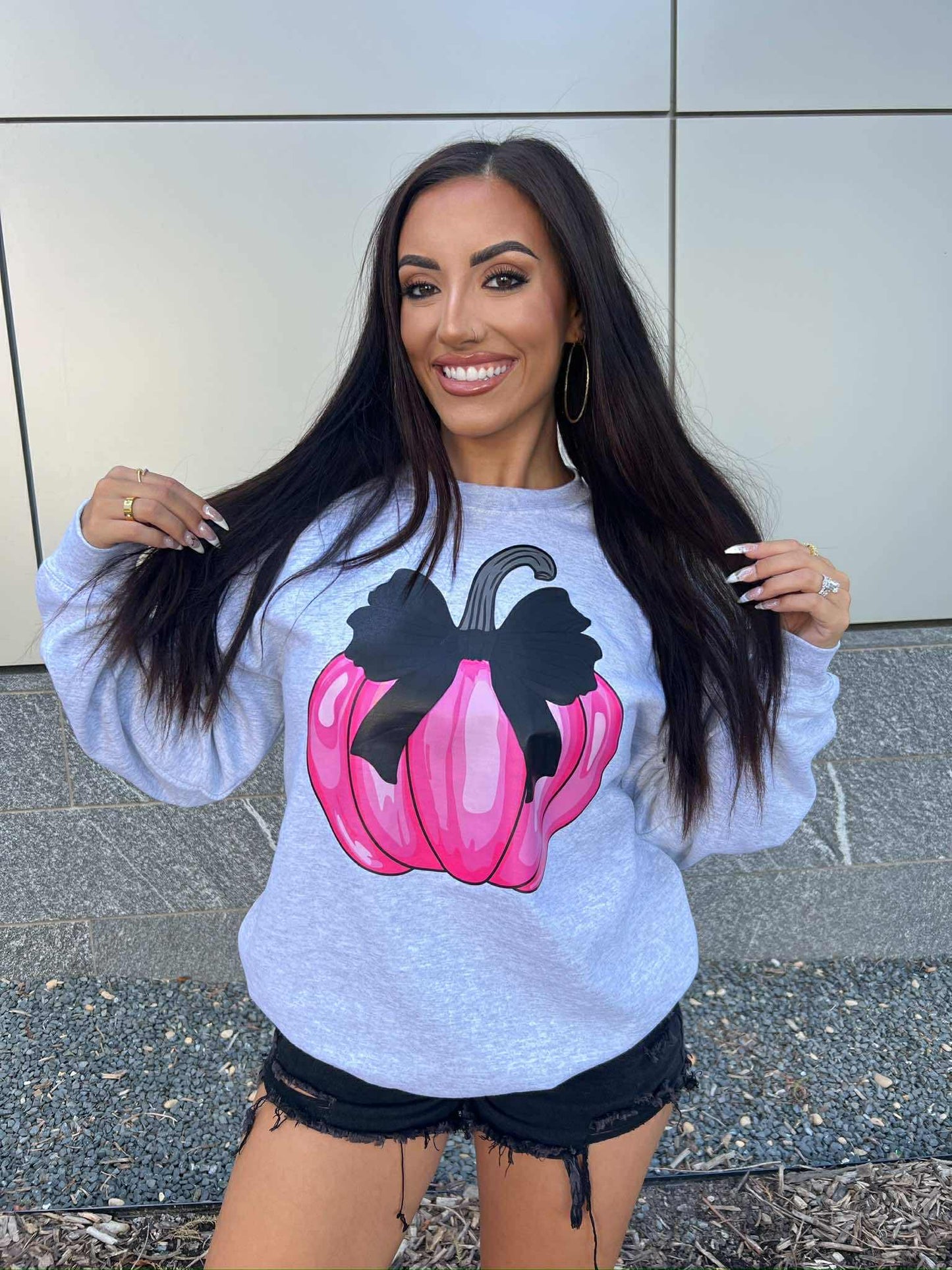 Pink Pumpkin Crewneck