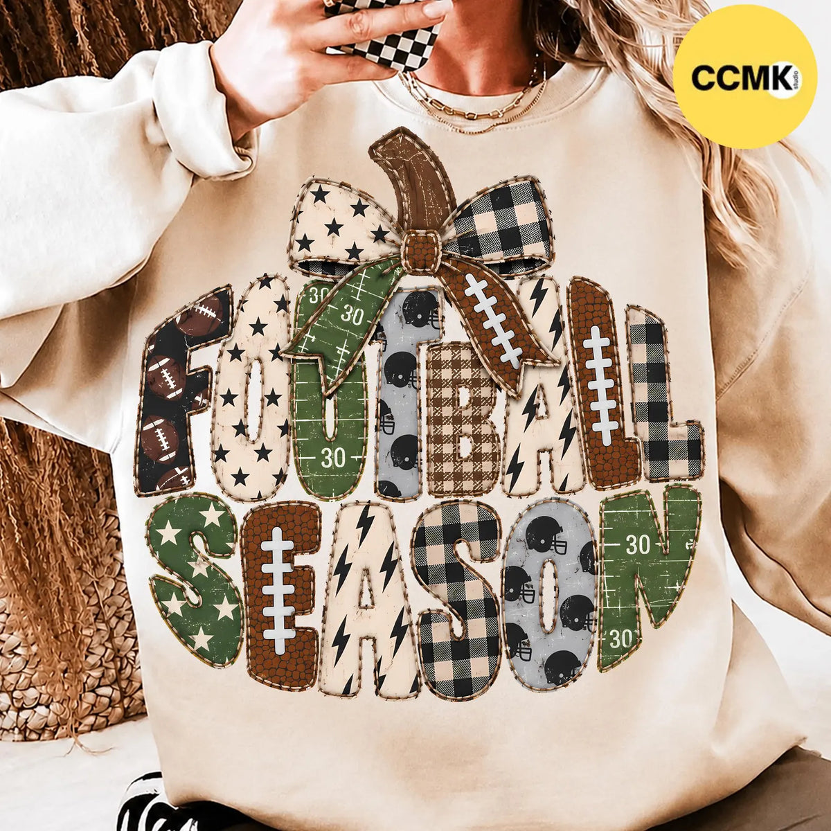 Football Season Pumpkin Crewneck