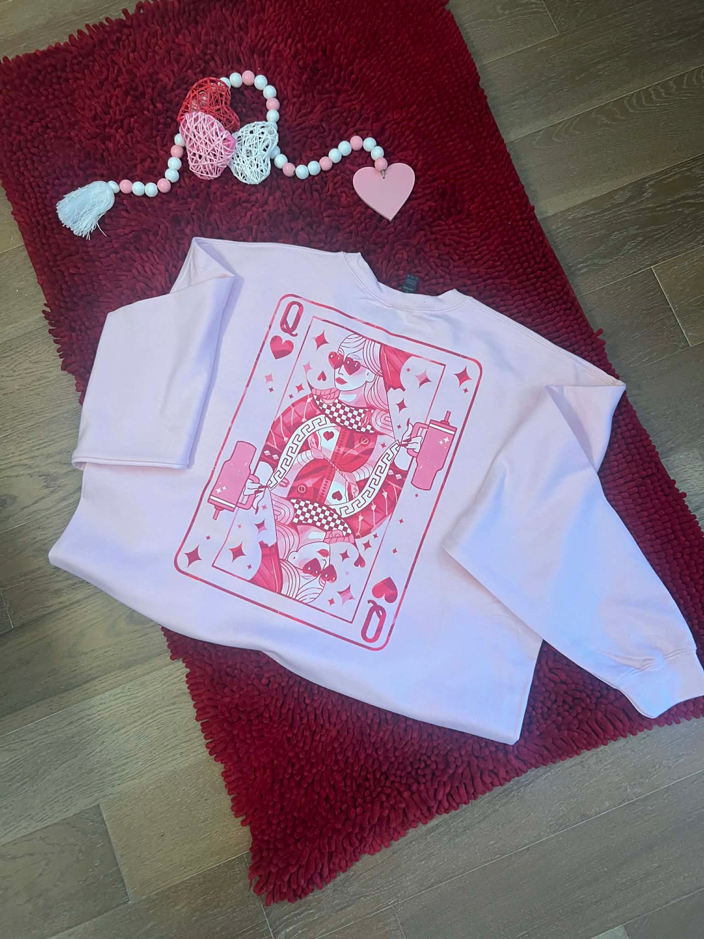 Queen of Hearts Crewneck
