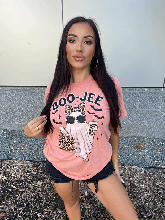 Boo Jee Ghost Orange Tee