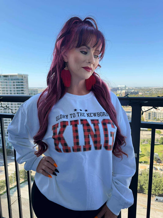 Glory to the King Crewneck