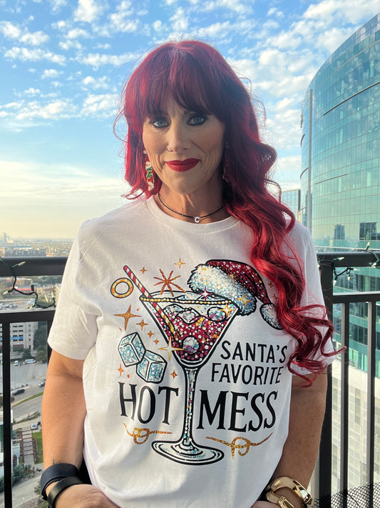 Santa's Favorite Hot Mess Tee