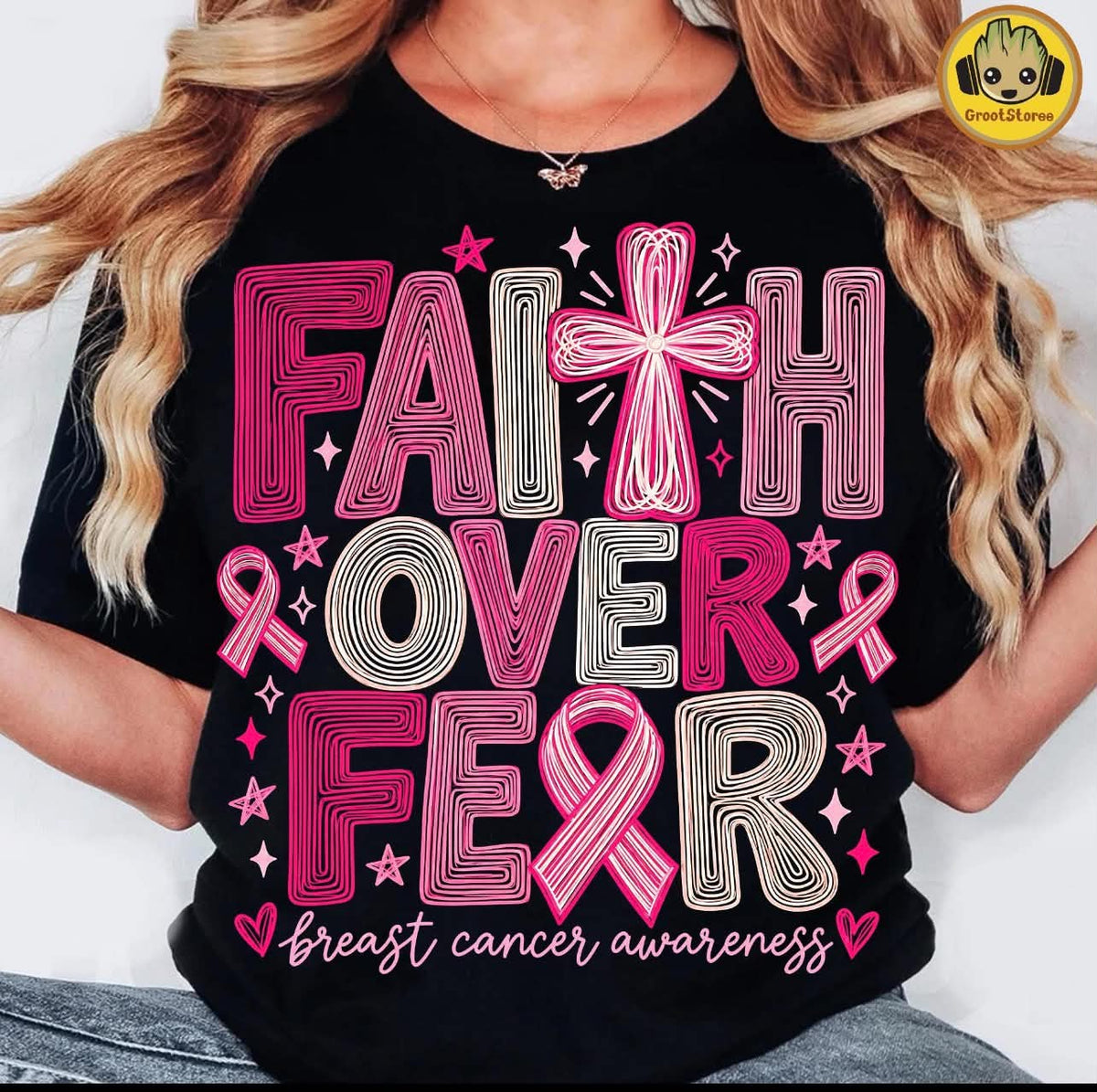 October Faith over Fear Tshirt