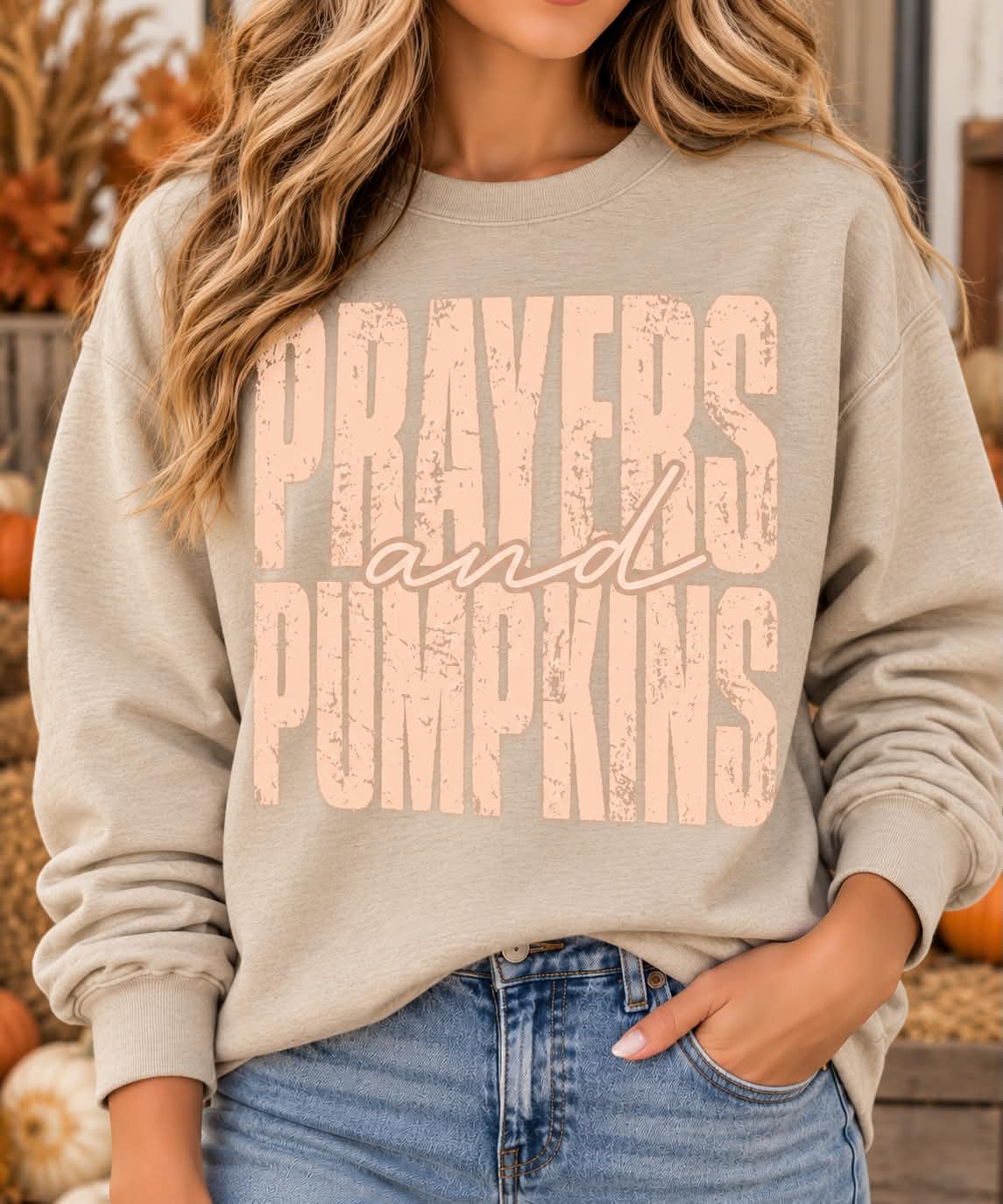 Prayers and Pumpkins Crewneck