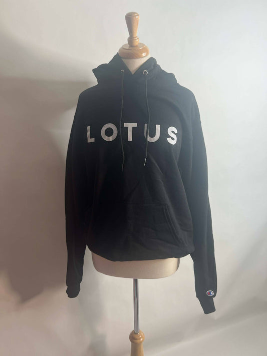 S700 Champion® Powerblend® Pullover Hoodie - Black White Lotus