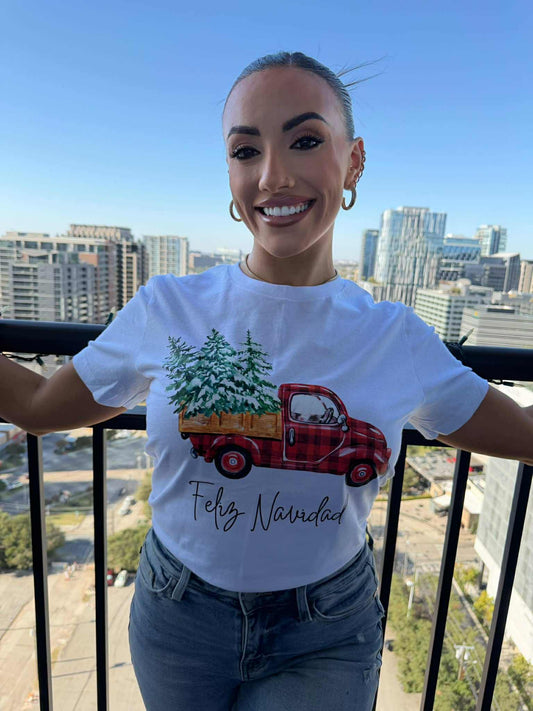 Feliz Navidad Truck Tee
