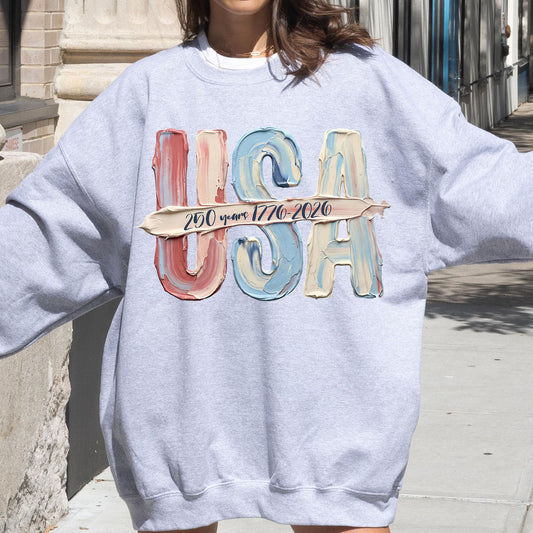 USA Paint Strokes Tshirt
