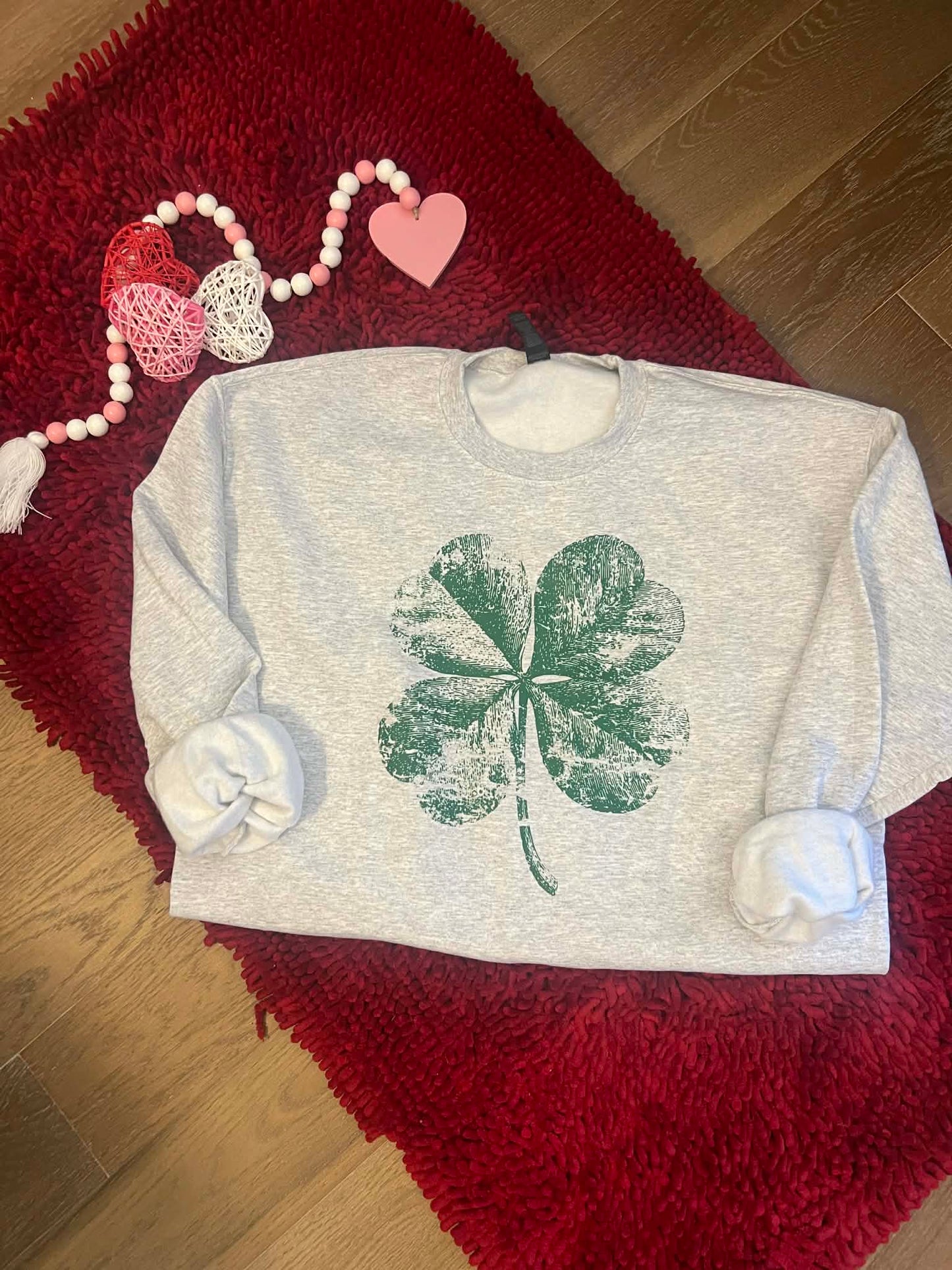St Pattys Clover Crewneck