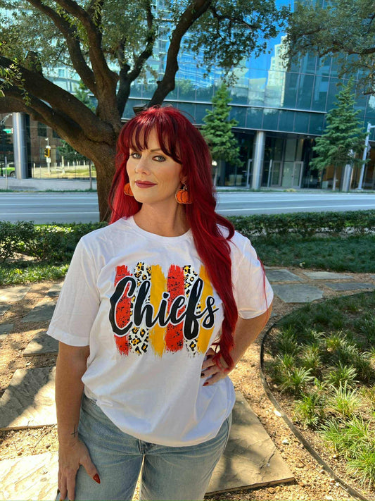 Chiefs Paint Stripes Tee