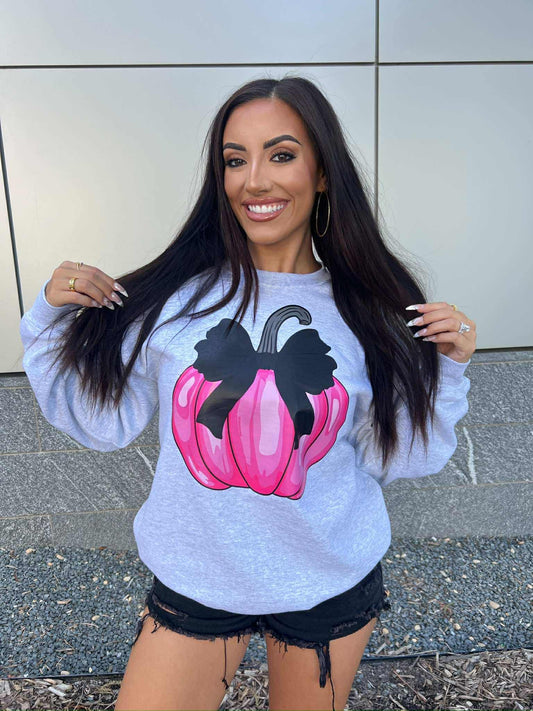Pink Pumpkin Crewneck